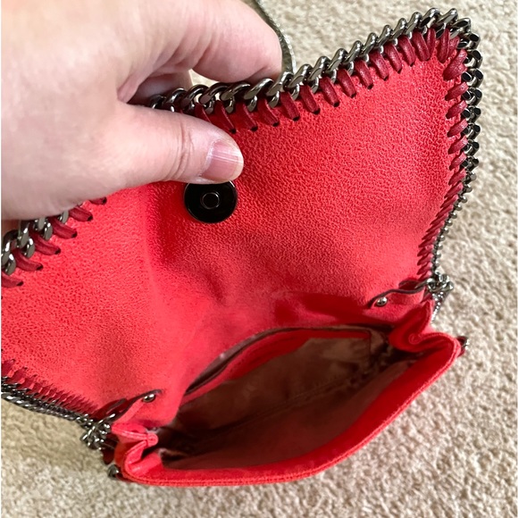 Stella Mccartney Falabella Crossbody Shoulder Bag Silver Chain - Picture 3 of 9